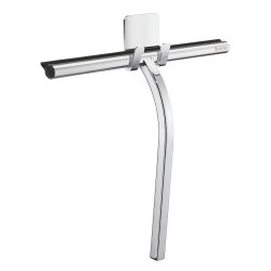 Smedbo Sideline Chrome Square Shower Squeegee With Hook