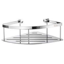 Smedbo Sideline Polished Chrome 200 x 200mm Corner Soap Basket