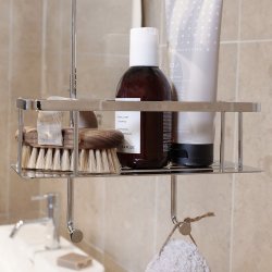 Smedbo Sideline 250 x 103mm Double Shower Basket