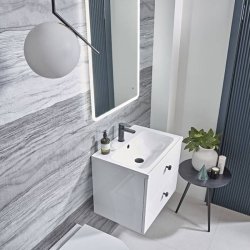 Tavistock Cadence 500mm Gloss White Wall Mounted Unit-1