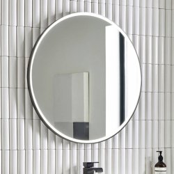 Roper Rhodes Frame 800mm Circular Grey LED Illuminated Mirror-1