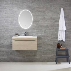 Roper Rhodes Eminence Oval 490 x 650mm LED Bathroom Mirror-1