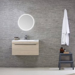 Roper Rhodes Eminence Circular 550mm LED Bathroom Mirror-1