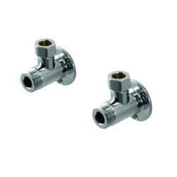 Aqualisa Chrome Exposed Pipe Fittings (Pair)