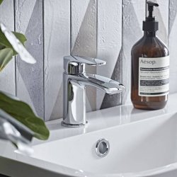 Tavistock Avid Chrome Basin Mixer with Click Waste-1