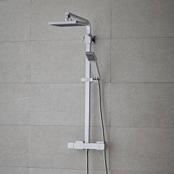 Tavistock Zone Dual Function Bar Valve with Shower Head & Handset-1
