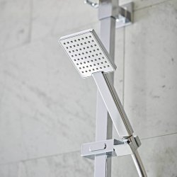 Tavistock Index Cool Touch Thermostatic Dual Function Bar Valve with Shower Head & Handset-1