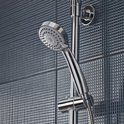 Tavistock Merit Dual Function Bar Valve with Shower Head & Handset-1