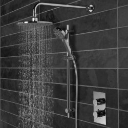 Tavistock Quantum Thermostatic Concealed Dual Function Valve with Shower Head & Handset-1