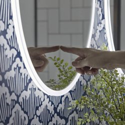 Tavistock Aster 490mm LED Illuminated Oval Mirror-1