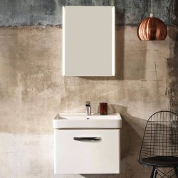 Tavistock Stride 490mm Single Door LED Illuminated Cabinet-1