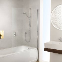 Aqualisa Visage Q Concealed Smart Shower with Adjustable Head and Bath Filler (HP/Combi)