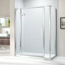 Merlyn 8 Series 670 to 710mm Hinge Door and Inline Panel