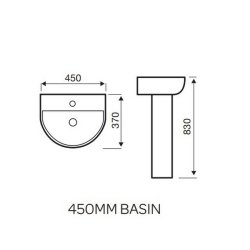 Kartell Kameo 450mm Basin & Pedestal