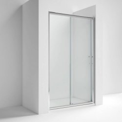 Nuie Pacific Chrome 1200mm Single Sliding Shower Door