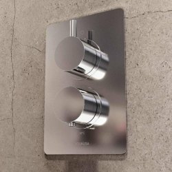 Aqualisa Dream Mixer Shower Round Dual Outlet with Adjustable and Fixed Head