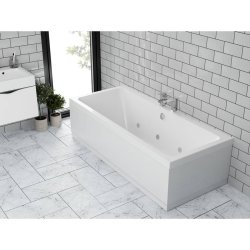Beaufort? Portland DE 1700 x 750mm 6 Jet Whirlpool Reinforced Bath