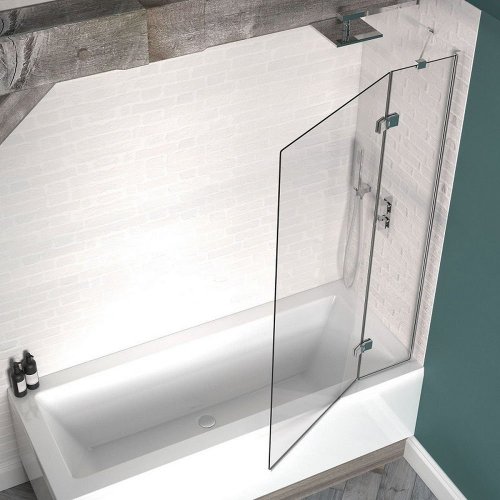 Kudos Inspire 6mm RH Two Panel Out-Swing Bath Screen