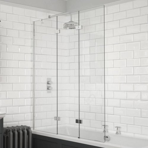 Kudos Inspire 6mm LH Three Panel In Folding Bath Screen