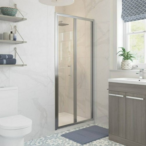 Ajax Keah 6mm Chrome 760mm Bifold Shower Door