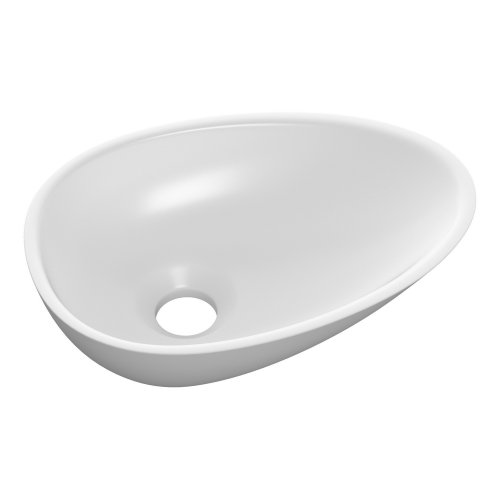 Ajax Barton White Resin Countertop Basin