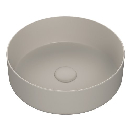 Ajax Hainton 355mm Latte Round Ceramic Countertop Basin