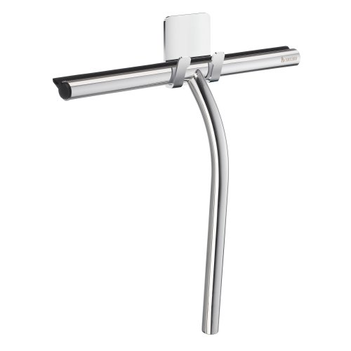 Smedbo Sideline Chrome Round Shower Squeegee With Hook