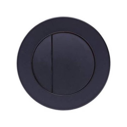 Tavistock Round Flush Button - Black
