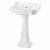 Burlington Chrome Rectangular Basin Towel Rail