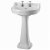 Burlington Chrome Round Basin Towel Rail