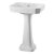 Burlington Chrome Rectangular Basin Towel Rail