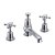 Burlington Freestanding 650mm Matt Black Vanity Unit with Doors and Basin