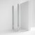 Nuie Ella 760mm Chrome Framed Pivot Shower Door