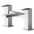 Nuie 1500 x 900mm LH B Shaped Shower Bath Set