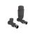 Kartell K-Rail 22mm Straight Anthracite Towel Rail 1000 x 500mm