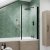 Nuie Square 1600 x 850mm LH L Shaped Shower Bath