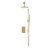Scudo S8 Brushed Brass 1000mm Wetroom Panel