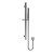 Nuie Windon Brushed Gunmetal Thermostatic Triple Valve with Diverter