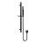 Nuie Windon Matt Black Thermostatic Twin Valve 