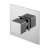 Nuie Square Chrome Slide Rail Kit