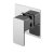 Nuie Square Chrome Slide Rail Kit