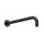 Nuie Arvan Matt Black Thermostatic Triple Valve with Diverter