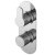 Nuie Round Chrome Water Saving Slide Rail Kit