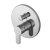 Nuie Round Chrome Water Saving Slide Rail Kit