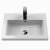 Nuie Arno Blue 500mm Compact Floor Standing 2 Door Vanity Unit