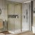 Scudo S8 Brushed Brass 1000mm Wetroom Panel