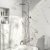 Scudo 1700x850mm RH P Shaped Shower Bath