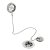 Nuie 1500 x 900mm LH B Shaped Shower Bath Set