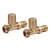 Scudo Vibe Brushed Brass 1200 x 500mm Towel Radiator