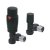 Scudo Strive Black 1000 x 400mm Towel Radiator